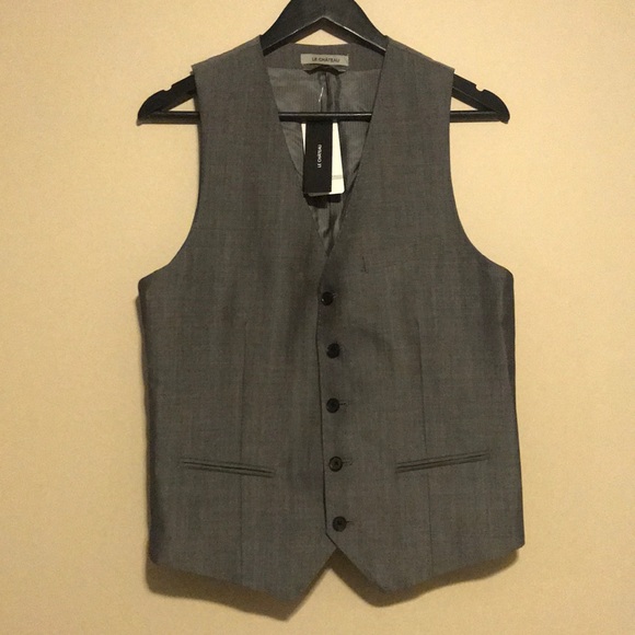 Grey Suit Vest - Picture 1 of 7